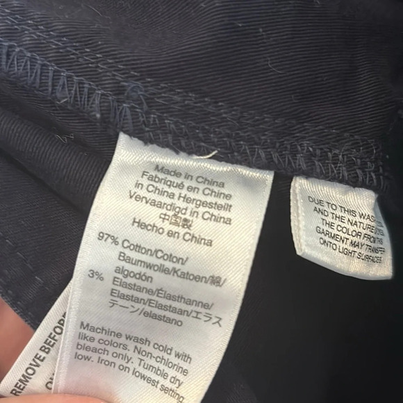 J. Crew women’s blue chino high rise cargo pants size 28 - Picture 9 of 9